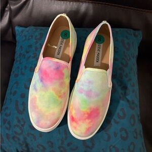 Steve Madden Multicolor Tie-Dye Slip-On Shoes